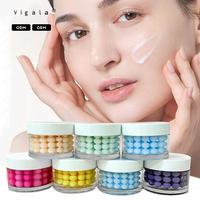 Gel hydratant éclaircissant aux peptides de cuivre, crème visage anti-âge et anti-rides à la niacinamide en capsules de gelée bleue