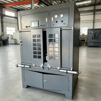 Machine de polissage automatique industrielle de précision pour poêles en fonte, machine de polissage à bande abrasive