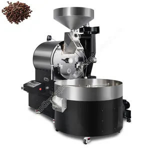 and half direct fire hot air BK 15kg roaster machine commercial coffee