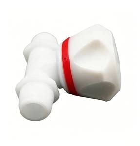 Vanne d'angle à diaphragme double sortie en ABS/PP 1/2 pouce pour usage domestique, fournie par une usine professionnelle de vannes en plastique - Product Image 3