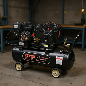 Compresseur d'air Vevor 21 gallons 7 CV à essence, horizontal, portable, industriel, à pompe à piston - Product Image 2
