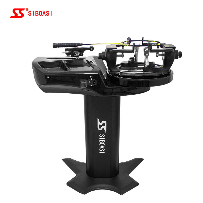 S216 Feder-Netz-Doppelfunktions-Drahtziehmaschine Automatische SIBOASI Stahl Tragbare 9-Badminton-Tennis-Schläger-Besaitungsmaschine****^^^^ https://www.siboasi.com