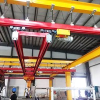 Rail en aluminium KBK, équipement de levage modulaire léger pour la manutention des matériaux en entrepôt, usine et poste de travail
