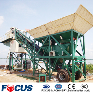 60 m3/h Mobile calcestruzzo impianto <span class=keywords><strong>di</strong></span> miscelazione per la vendita - Product Image 4