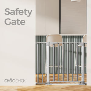 Barrière de sécurité pour bébé Barrière montée sous <span class=keywords><strong>pression</strong></span> réglable à fermeture automatique pour escaliers Portes Maison Barrière de sécurité pour enfants - Product Image 3