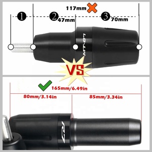 Yamaha R7/<span class=keywords><strong>700</strong></span>/<span class=keywords><strong>Tracer</strong></span>/7/GT Marco de motocicleta Slider Crash Protector con protección contra caídas Bobinas Pad Accesorios - Product Image 6