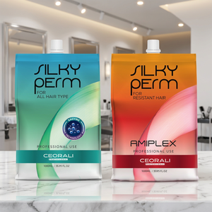 Crema Profesional para Permanente de Cabello con Enzimas - Fórmula sin Tioglicolato para Rizos Suaves y Voluminosos - Product Image 1