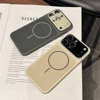 Coque de téléphone portable magnétique multicolore en PC pour iPhone 18 Pro, 17 Air, 16, 15, 14, 13 Pro Max, avec dissipation thermique et finition mate