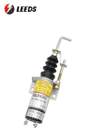 Électrovanne Push-Pull 12V 24V 366-07197 pour Moteur Diesel et Alternateur d'Excavatrice 35A Plastique