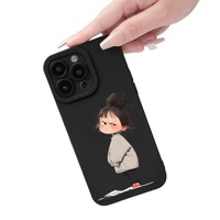 Coque de téléphone portable TPU pour Iphone 8 X Xr Xs 11 12 13 14 15 16 17 Pro Max Plus Impression Fille Élève Oeil Pro Caméra Trou