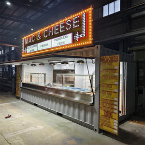 Contenedor <span class=keywords><strong>de</strong></span> Envío <span class=keywords><strong>de</strong></span> 20 pies para <span class=keywords><strong>Restaurante</strong></span> Móvil/Bar, Cocina con Interior <span class=keywords><strong>de</strong></span> Acero Inoxidable, Diseño Duradero, Fácil Movilidad para Negocios - Product Image 3