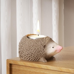 Moule en silicone 3D DIY hérisson pour bougies décoratives, idéal pour la fabrication de bougies parfumées en forme d'animaux, vente en gros - Product Image 3