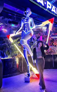 Bar Coffee Ornaments Large Resin Crafts Cartoon <strong>Statue</strong> Lighting Resin Figure <strong>Anime</strong> Character Life Size <strong>Statue</strong> - Product Image 2