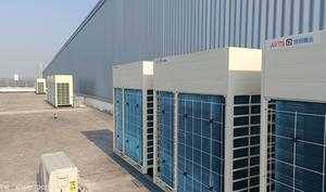 Unité de chauffage et de climatisation AirTS, climatisation industrielle, climatiseur de toit VRF pour ateliers et entrepôts de grande taille - Product Image 2