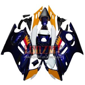 Corps d'injection + réservoir pour HONDA <span class=keywords><strong>CBR</strong></span> 600F3 CAMEL bleu <span class=keywords><strong>600</strong></span> CBR600 F3 FS CC CBR600F3 95 <span class=keywords><strong>96</strong></span> 91LQ.280 CBR600FS 1995 1996 Carénage OEM - Product Image 1