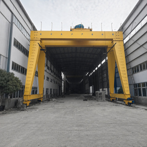 Grúa pórtico de doble viga de gran capacidad de 25 toneladas para manipulación de secciones de torres eólicas, servicio de fabricación a medida - Product Image 5