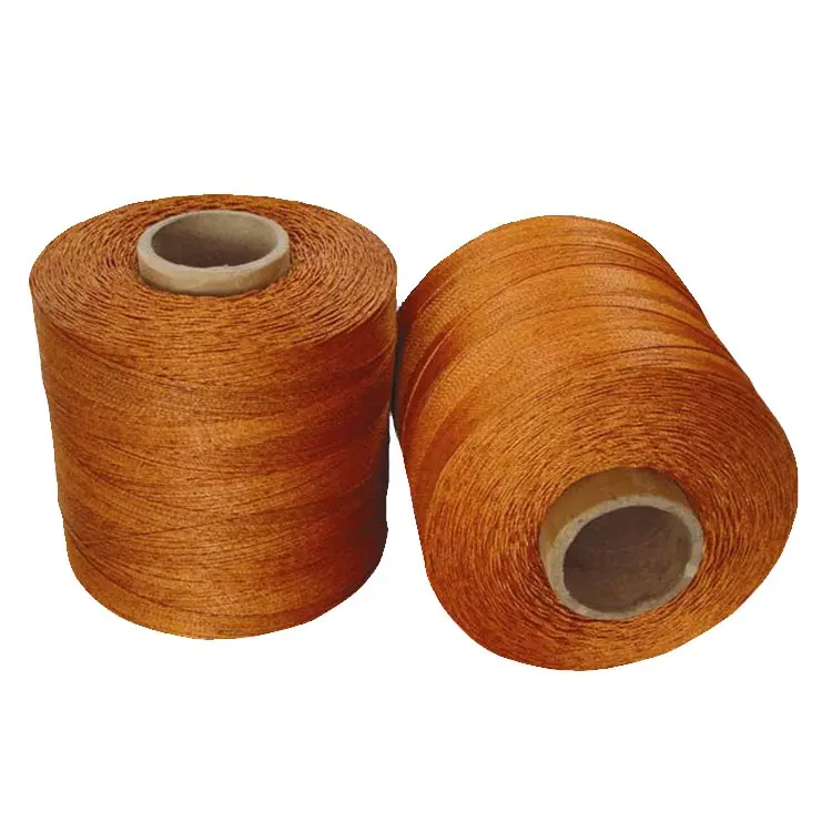 Industrial rayon spandex waxed nylon thread for sewing leather