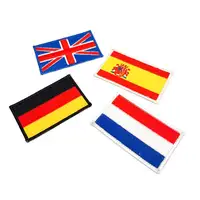 Custom Velcro Embroidery Patch, Brand Flag, Factory Price