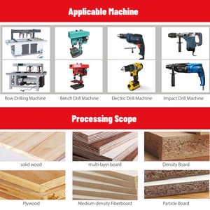 हिizug टंगस्टन कार्बाइड 2.5 लकड़ी ड्रिलिंग के लिए 10 मिमी के दाहिने बाएं रोटेशन के साथ 10 मिमी दाहिने बाएं रोटेशन - Product Image 5