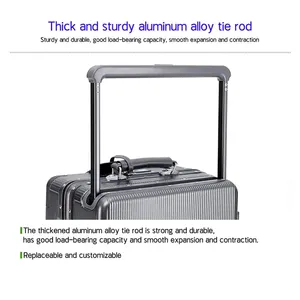 מלאי אלומיניום unisex מותאם אישית לוגו נסיעות מפעל של חם מכירה abs + חומר pc יוקרה מודרני קריקטורה מזוודה קריקטורה מזוודה - Product Image 5