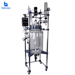 Laboao 100L Chemical Jacketed Glass Reactor com Dupla Camada Filtro - Product Image 3