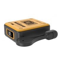 Batterie externe portable Hisone GD20 haute capacité 10000mAh, charge rapide 22.5W, batterie Li-polymère, câbles intégrés, écran LED, Type-C