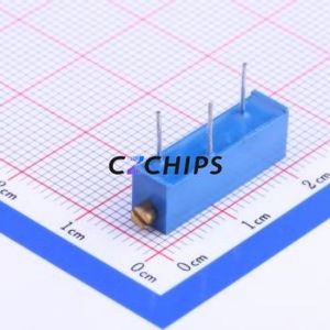 Résistance/potentiomètre réglable 3006P-1-105, composant traversant (THT), résistance 1 mOhm 10% - Product Image 2