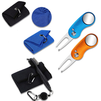 1 ensemble d'accessoires de Golf, brosse de Golf combinée avec outil de 10,5mm, marqueur de revêtement de bille, ensemble