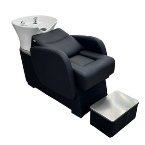 Sillón de Lavacabezas Moderno y Sencillo para Salón de Belleza con Lavabo de Cerámica, Unidad de Lavado de Cabello para Peluquería, Suministro de Fábrica - Product Image 6