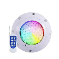 Lámpara Sumergible de Pared de Plástico de Ingeniería de Alta Calidad, IP68 Impermeable, LED con Control Remoto/APP, Iluminación para Fuentes de Piscina, CRI80