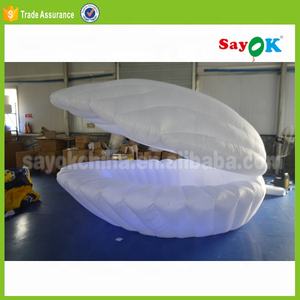 Conchas Decorativas para Bodas, Luz LED, Concha Gigante Inflable, Decoración Creativa para Escenarios, Concha Inflable - Product Image 5