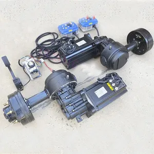 DIY Front Driving Rear Axle Electric Car 3500w With Controller Of Electric Tricycle Axle Motor Gearbox