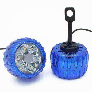 Phares antibrouillard à <span class=keywords><strong>LED</strong></span> multicolores 12v ronds Eclairage blanc Chrome Phares antibrouillard de <span class=keywords><strong>moto</strong></span> - Product Image 5