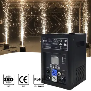 Works Pyro 3m Dmx 600w Wedding Table Effect Fireworks Water Fall Down Cold Spark Fountain Machine