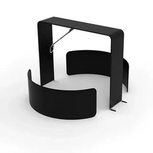 Sky 360 ultra-populaire °   Mur d'arrière-plan à double <span class=keywords><strong>arc</strong></span> avec 6 tubes LED RVB, personnalisable avec votre logo. - Product Image 2