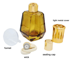 Lámpara de aromaterapia de encendido catalítico francés de 200ml, quemador cuadrado transparente para bergamota, jengibre, lámpara de Perfume esencial - Product Image 3