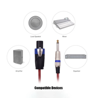 Kabel Speaker XLR 9 Konduktor Tembaga Murni 16 Gauge untuk Monitor, Pemutar DVD & Home Theater