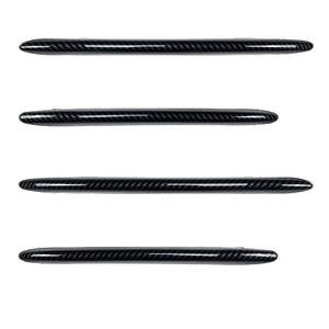 Mercedes-Benz C-Class W206 Front Bumper Grille Trim Piano Black Carbon Fiber Matte Silver ABS Exterior Modification - Product Image 5