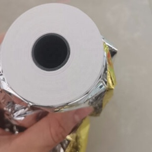 Rollos Jumbo de papel térmico de 48gsm, carretes de papel POS, sin BPA, 70gsm, tamaño OEM, papel de <span class=keywords><strong>cajero</strong></span> térmico para impresora térmica <span class=keywords><strong>ATM</strong></span> - Product Image 3