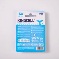 Batería de Zinc de Carbono KINGCELL Super Heavy Duty AA R6P 1.5V, Certificación ISO BSCI, OEM a Granel para Control Remoto y Radio