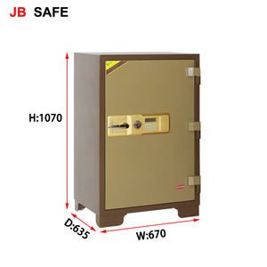 2 घंटे के फायरप्रूफ कोफ्फ फोर्ट बर्गलर ज्वैलरी फायर रेसिस्टेंस सुरक्षित बॉक्स - Product Image 3