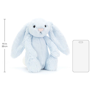 Jelly Bunny Lapin en peluche moyen <span class=keywords><strong>bleu</strong></span> timide, jouet en peluche doux, cadeau d'anniversaire idéal - Product Image 5