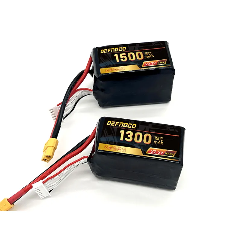 Whosale 1300mAh 4s batteria lipo xt30 per RC elicottero aereo FPV Drone Quadcopter 22.2v 14.8V 150C per batterie agli ioni di litio