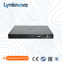Switch de Red Gigabit PoE+ de 24 Puertos N1524P, Capa 3, 10GbE SFP+ Uplink, SNMP, QoS, Apilable, Capacidad de 128 Gbps, Venta al por Menor