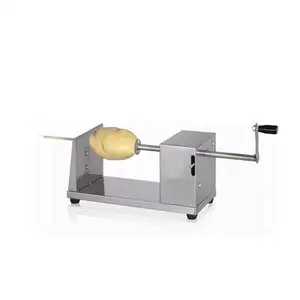 High quality Manual Spiral Slicer Extruded Potato Chips Making Machine