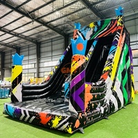 Toboggan gonflable commercial extérieur de 20 pieds à vendre