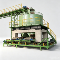 MP180 Moulin à roues humides marque KL, haute capacité 60m/h, machine de broyage et de mélange de matières premières argileuses, moteur entièrement automatique, pour briques rouges