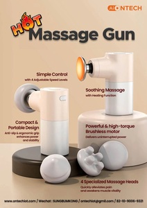 Ontech Pistolet de massage portable puissant de qualité exceptionnelle et design distinctif pour l'application du corps - Product Image 2