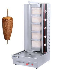 high quality cheap price gas chicken meat doner kebab machine/shawarma machine