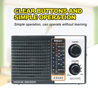 Pemutar Musik Mp3 Radio OEM, Harga Murah, Saku Usb Sd Am Fm Radio Isi Ulang